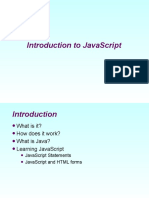Introduction To Javascript