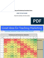 How To Play Guide: Marketing and Positioning Simulation Game