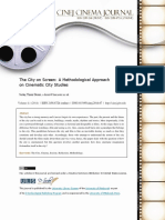 The City On Screen A Methodological Approach On Ci PDF
