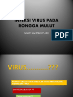 Infeksi Virus Pada Rongga Mulut