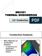 MEC551 Thermal Engineering MEC551 Thermal Engineering: 2.0 Conduction 2.0 Conduction