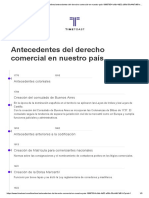 Antecedentes Del Derecho Comercial en Nuestro Pais