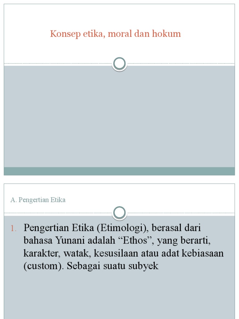 A1 Konsep Etika | PDF | Sains & Matematika