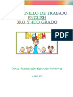 Cuadernillo de Trabajo Ingles Semana 27