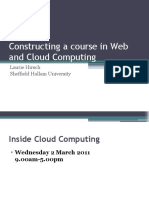 Constructing The Cloud Computing MSC