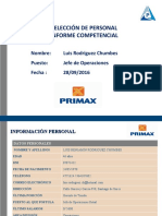 Informe Competencial