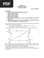 Assignment 6 Y-BUS Formation PDF