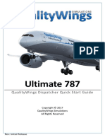 Ultimate 787: Qualitywings Dispatcher Quick Start Guide