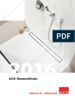 Canales y Sumideros de Drenaje para Ducha Aco Showerdrain PDF