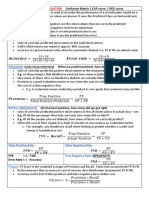 Model Evaluation - Classification