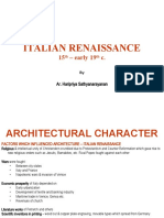 The Italian Renaissance: Architecture and Society