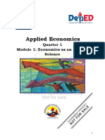 Applied Economics Module 1 Q1