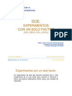 Experimentos con un solo factor en Minitab