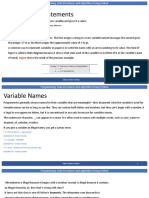 Assignment Statements: Message 'And Now For Something Completely Different' N 17 Pi 3.141592653589793