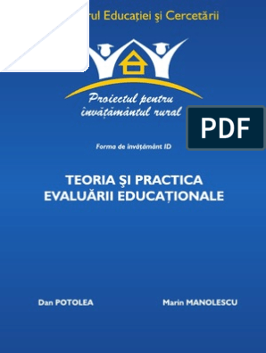 The appliance Mind overhead Dan Potolea Marin Manolescu Teoria Si Practica Evaluarii Education Ale | PDF