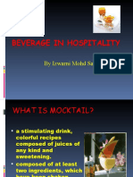 Mocktail Presentation