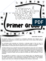 Matemáticas 1er Grado PDF