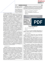 Disponen La Publicacion Del Proyecto de Decreto Supremo Que Resolucion Ministerial N 257 2020 Vivienda 1893062 1