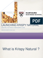 Launching Krispy Natural: Cracking The Product Management Code