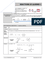 Reactions of Alkenes 1 PDF