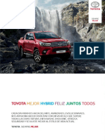 Catalogo Toyota Hilux Agosto 2016 - TCM 1014 105015 PDF