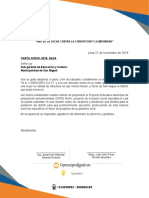 Carta y Proyecto Municipal