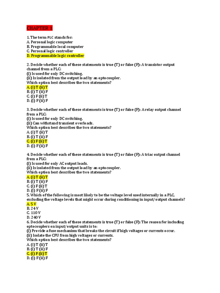 IA MCQs All Docs PDF Operational Amplifier Analog To Digital