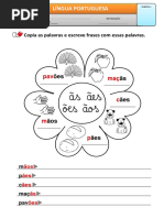 Palavras Com Ão, Ãos, Ã, Ões, Ães | PDF