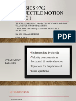 Projectile Motion Case 1