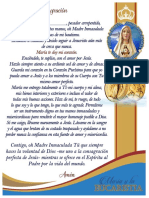 Oración Consagración A María