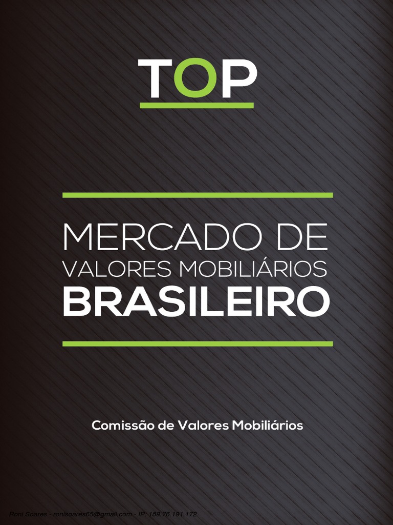 cvm-mercado-de-valores-mobiliarios-brasileiro-pdf-economia-cr-dito