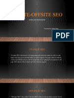 Onsite-Offsite Seo: Guide and Techniques