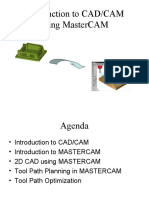 Introduction To Cad/Cam Using Mastercam