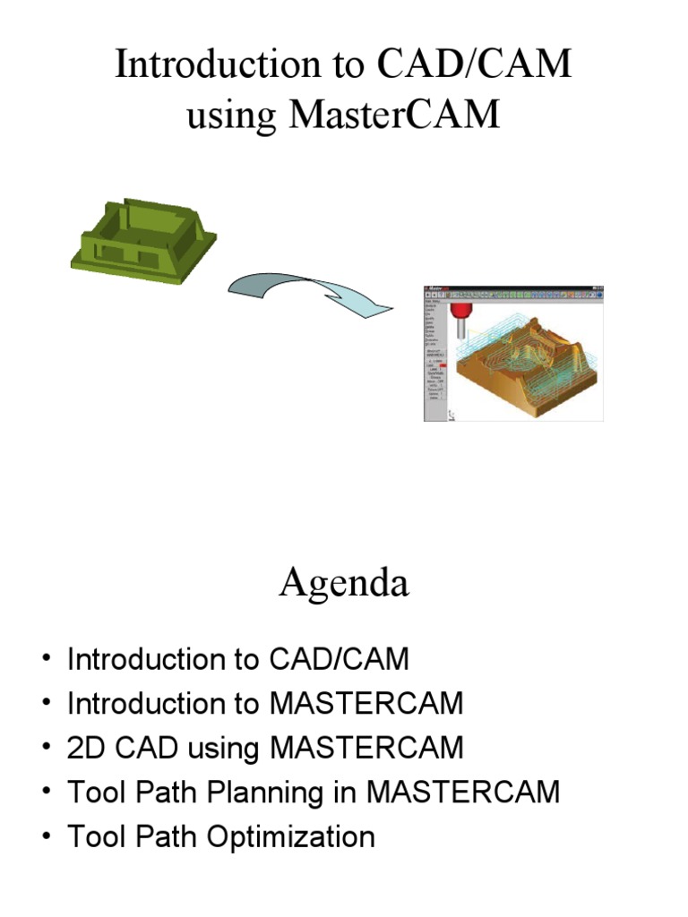 Introduction To Cad/Cam Using Mastercam | PDF | Computer Aided Design ...