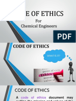 CHE181 - Code of Ethics For Chemical Engineers PDF