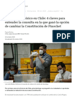 Plebiscito histórico en Chile_ 4 claves para entender la consulta en la que ganó la opción de cambiar la Constitución de Pinochet - BBC News Mundo