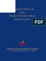 Constitution of The NLIU Student Bar Association