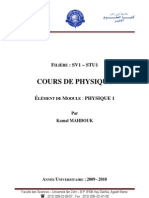 Polycopie de Cours de Physique1