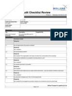 Report - Audit Checklist