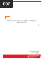 Generator Development Approval Procedure V1.1