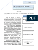 Tarea - Técnicas de Comprensión Lectora I