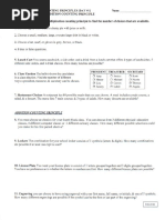 Counting Principle HW