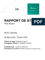 Rapport de Stage Slweb PDF