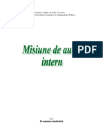 Audit Intern. Misiune de Audit