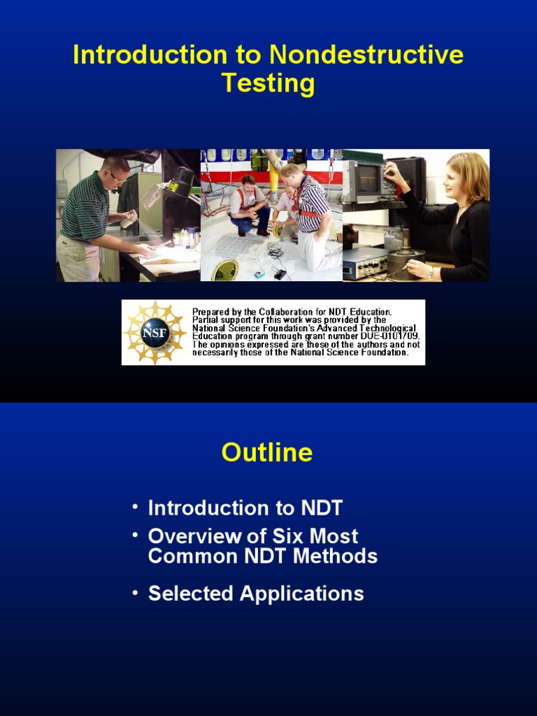 Material - Nondestructive Tests | PDF | Nondestructive Testing ...
