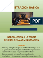 Introducción A La Teoría General de La Administración