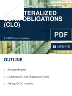 Collateralized Loan Obligations (CLO) : 4.12.2017 Dr. Janne Gustafsson