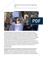 proceso.com.mx-ONG denuncian violaciones contra la salud de migrantes durante la pandemia.pdf