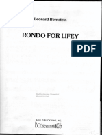 Bernstein - Leonard - Rondo For Lifey - Trompeta y Piano - Score y Particela