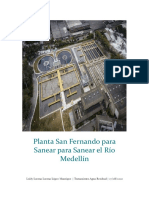 Planta San Fernando para Sanear para Sanear El Río Medellín